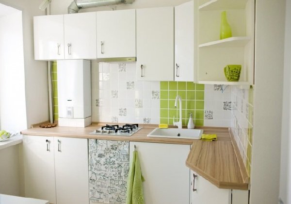 Как стильно оформить кухню с газовой колонкой: идеи и советы