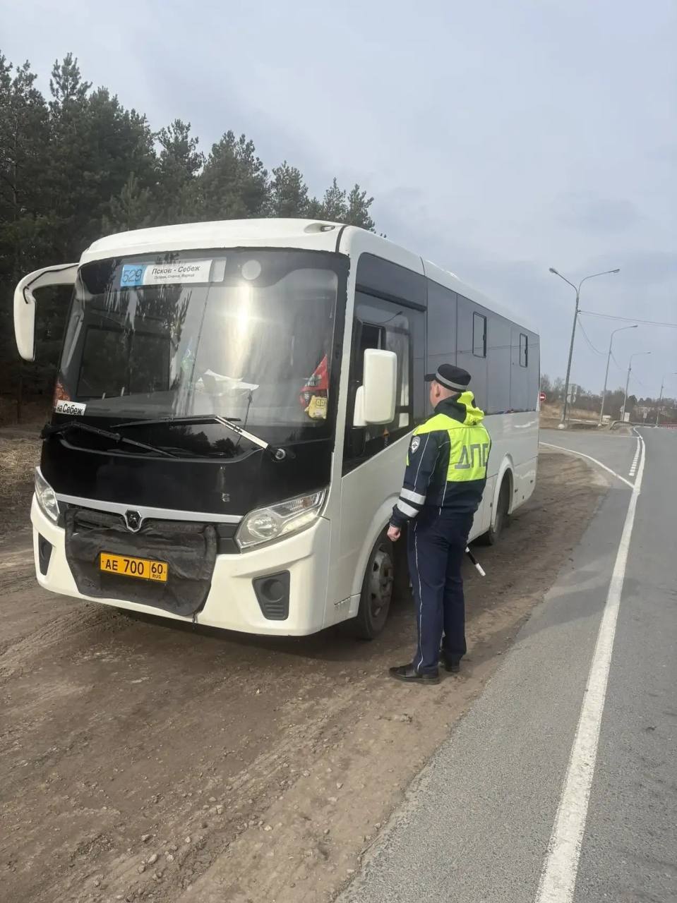 В Псковском районе прошло профилактическое мероприятие по пассажирским перевозкам