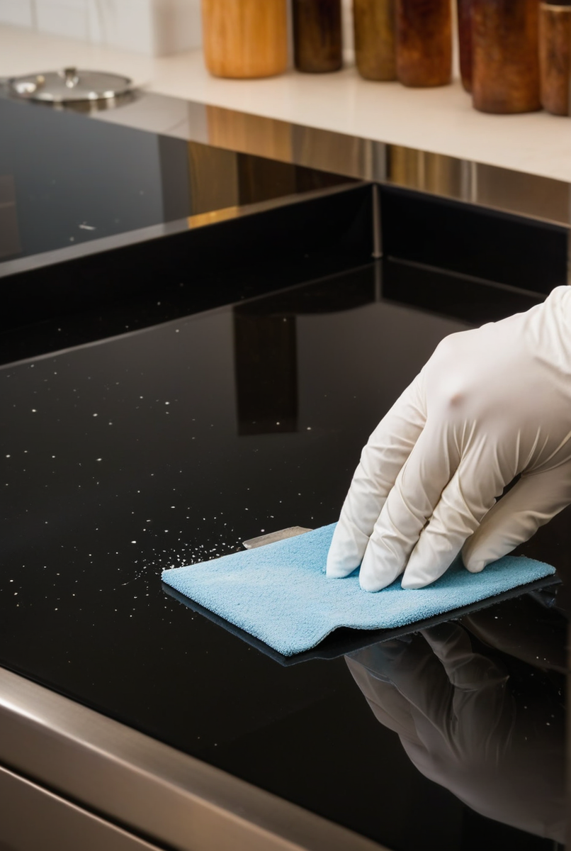 Как правильно очистить стеклокерамическую плиту: пошаговая инструкция