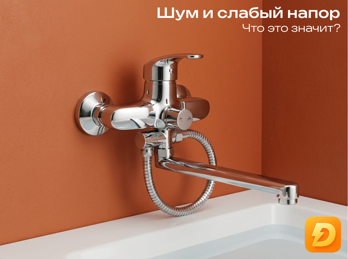 Слабый напор и шум в смесителе: как избежать проблем
