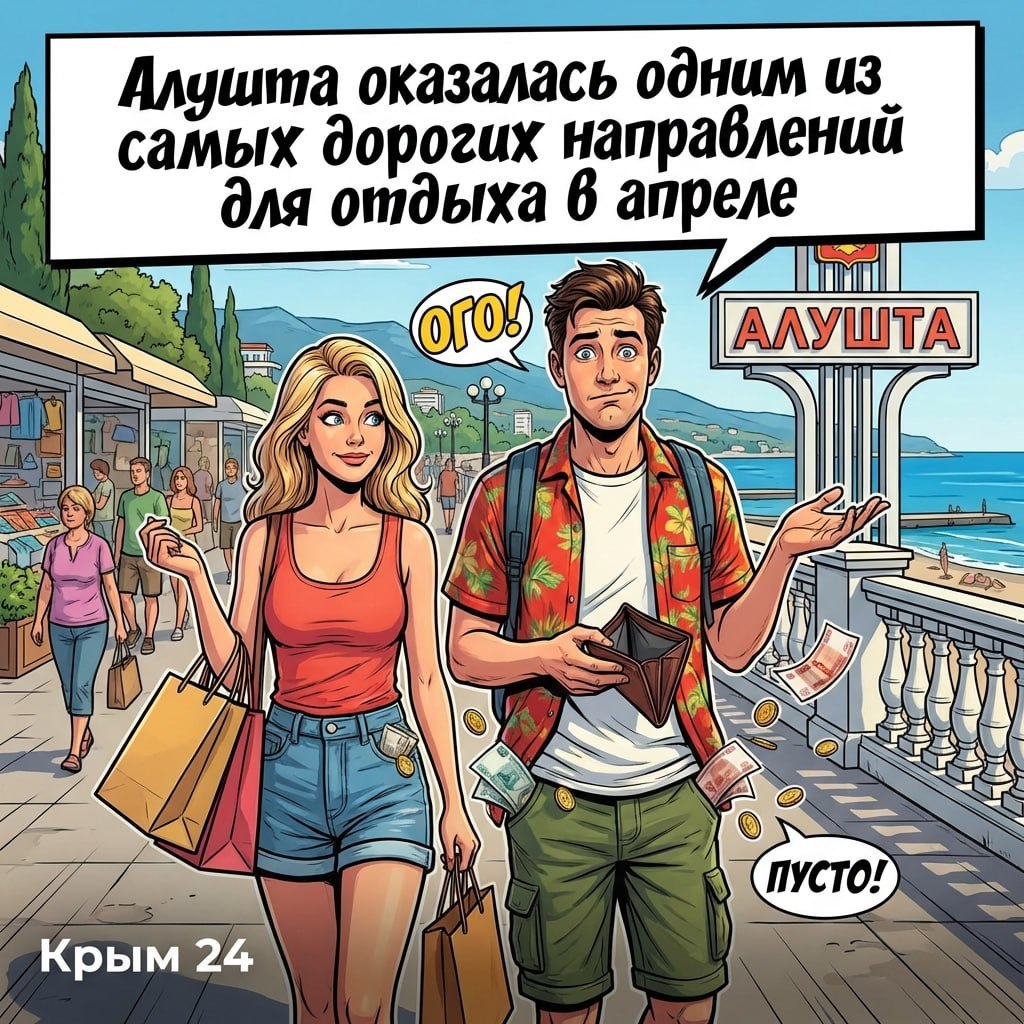 Алушта оказалась одним из самых дорогих направлений для отдыха в апреле