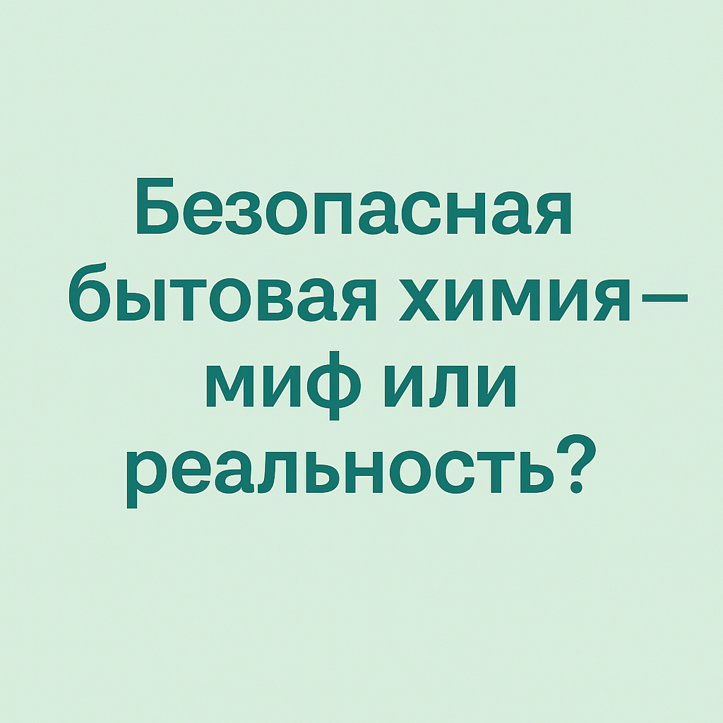 Безопасная бытовая химия: что важно знать о современных средствах