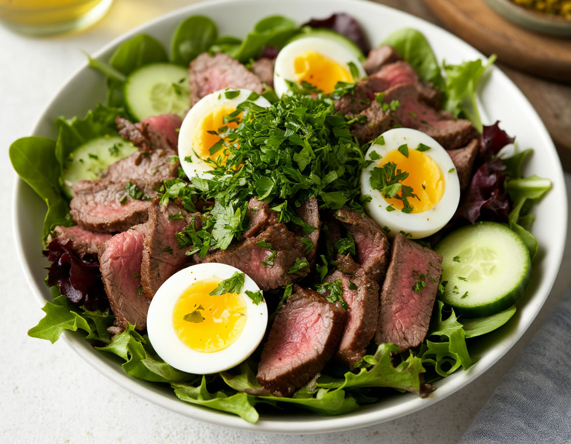 Классический лионский салат: изюминка французской кухни на вашем столе