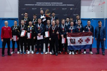 Псковский «Нордман» впервые в истории выиграл Суперлигу по настольному теннису