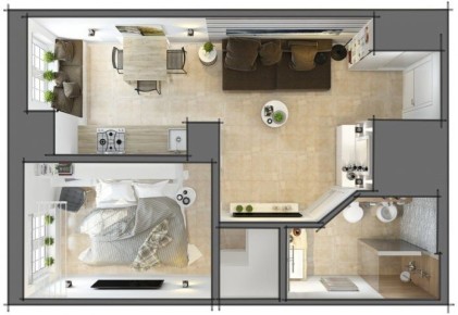 Как сделать маленькую квартиру стильной и функциональной: советы по организации пространства