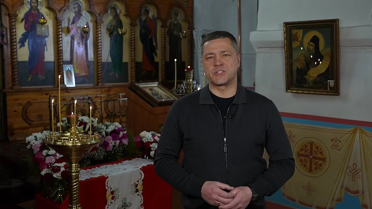 Губернатор Михаил Ведерников поздравил жителей Псковской области с праздником Светлой Пасхи