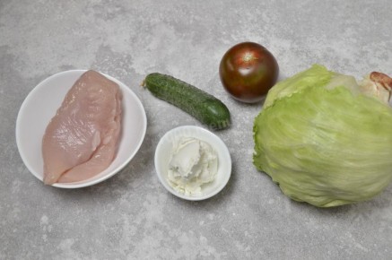 Вкусный и полезный белковый салат с курицей на каждый ужин