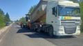 На дороге Остров – Вышгородок – гр. с Латвийской Республикой приступили к укладке асфальта
