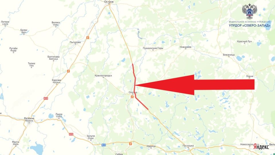 На трассе Р-23 Санкт-Петербург – Псков – Пустошка – Невель – граница с Республикой Беларусь в Псковской области на участке с 388 по 428 километр будет временно ограничена пропускная способность