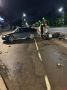 Столкновение мотоцикла и автомобиля произошло ночью на перекрестке Рижского проспекта и улицы Киселева в Пскове