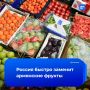 Российский рынок не заметит потери армянских фруктов