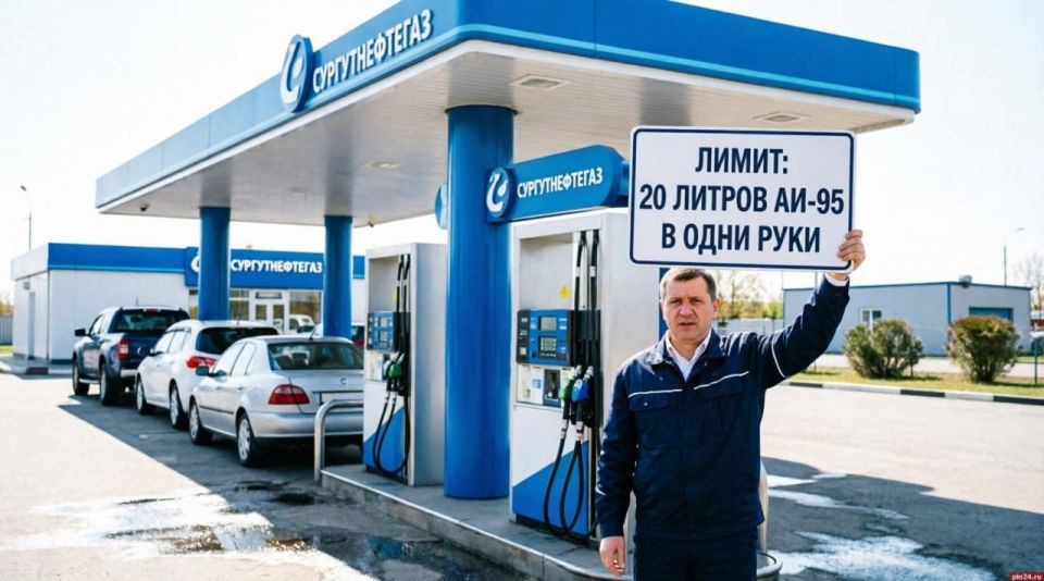 На некоторых заправках Пскова ограничили продажу Аи-95