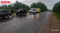 В Псковском районе, у деревни Торошино, на 8-м километре, произошло попутное столкновение автомобиля УАЗ «Патриот» и «Газели», после чего «Газель» съехала в кювет и опрокинулась