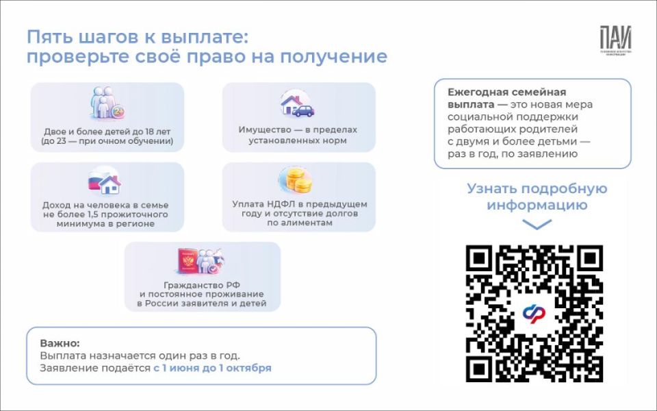 С 1 июня в Псковской области начался приём заявлений на новую меру поддержки для работающих родителей с двумя и более детьми С 1 июня в Псковской области начался приём заявлений на новую меру поддержки для работающих родителей с двумя и более детьми