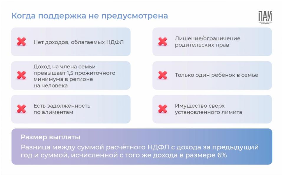 С 1 июня в Псковской области начался приём заявлений на новую меру поддержки для работающих родителей с двумя и более детьми С 1 июня в Псковской области начался приём заявлений на новую меру поддержки для работающих родителей с двумя и более детьми