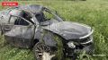 В Бежаницком районе, перед деревней Фишнево, водитель автомобиля Toyota Camry 1997 года рождения не справилась с управлением на закруглении дороги, съехала в правый придорожный кювет и перевернулась