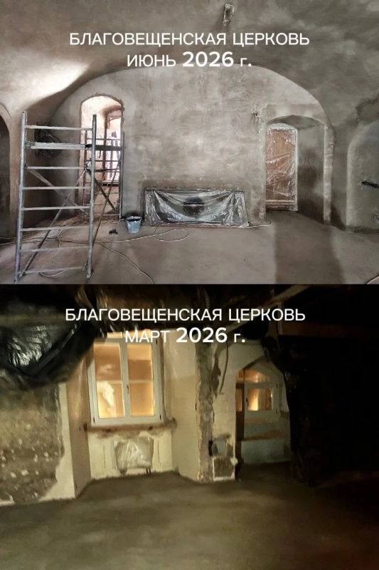Два замурованных тайника из Средневековья нашли во время реставрации Благовещенской церкви в Печорах Два замурованных тайника из Средневековья нашли во время реставрации Благовещенской церкви в Печорах