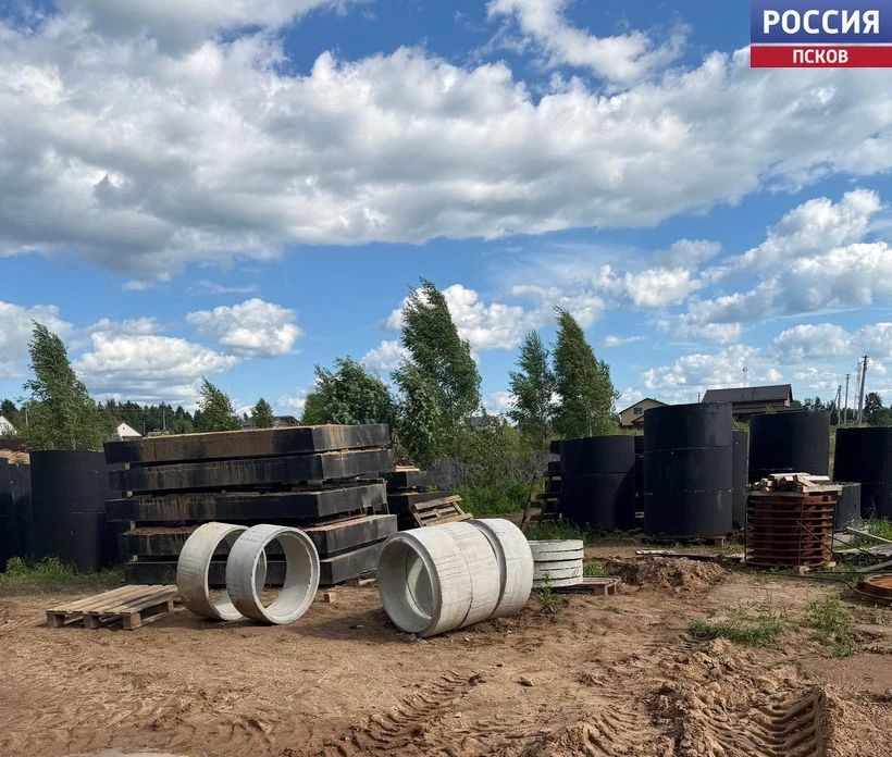 Новые очистные и 22 колодца: как продвигается строительство сетей в Пушкинских Горах Новые очистные и 22 колодца: как продвигается строительство сетей в Пушкинских Горах