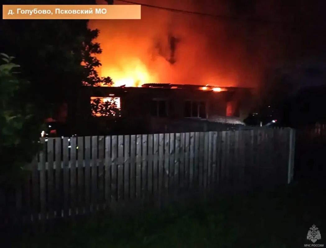 Трагедия в Голубово: два человека погибли в огне