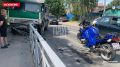 В Пскове, на улице Яна Райниса, у дома 18, водитель автомобиля Daewoo при развороте не уступил дорогу мотоциклу BMW, двигавшемуся по главной дороге