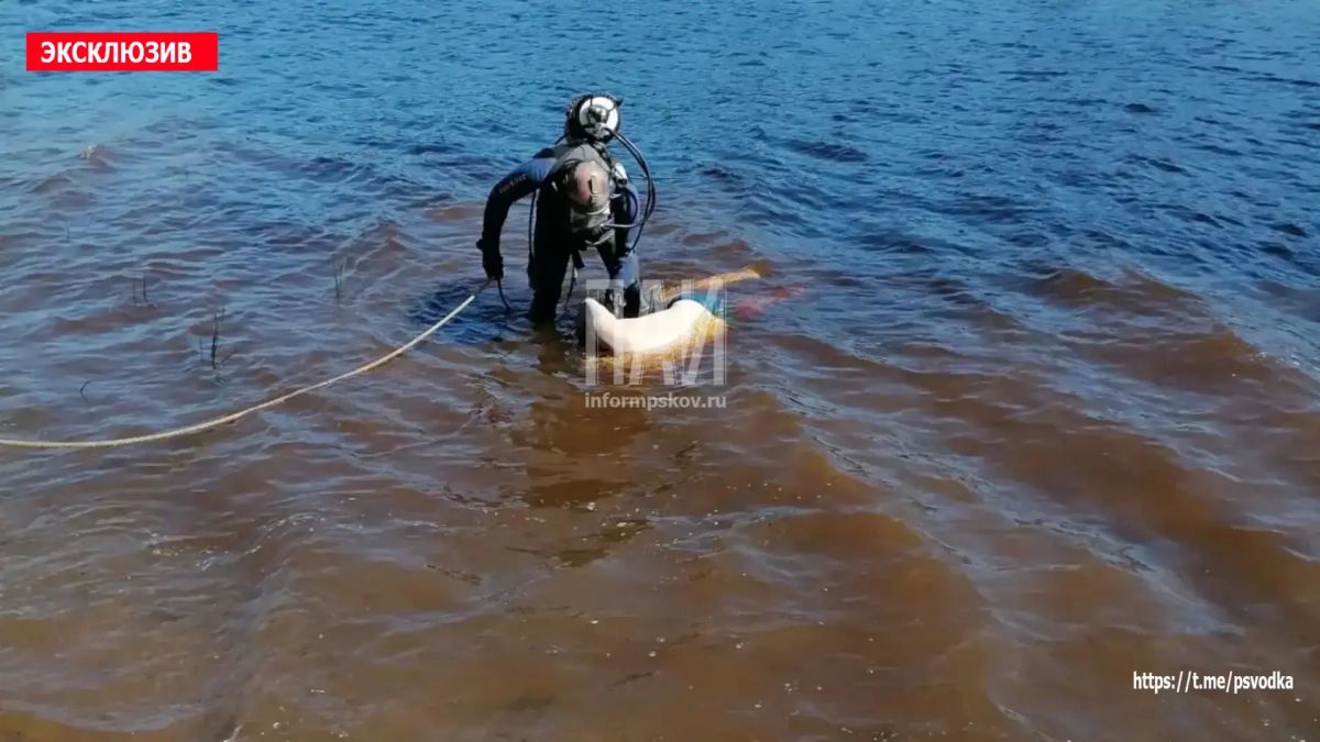 В Пскове, в реке Великая, водолазами областной службы спасения в ходе поисково-водолазных работ найдено тело погибшего мужчины В Пскове, в реке Великая, водолазами областной службы спасения в ходе поисково-водолазных работ найдено тело погибшего мужчины
