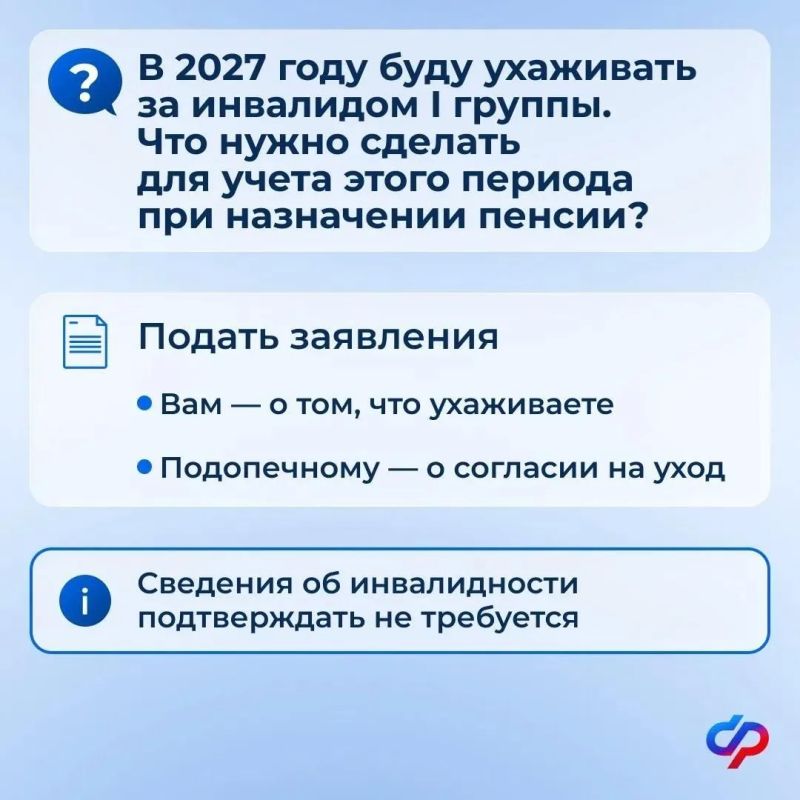 Уход за нетрудоспособными гражданами: новые правила с 2027 года Уход за нетрудоспособными гражданами: новые правила с 2027 года
