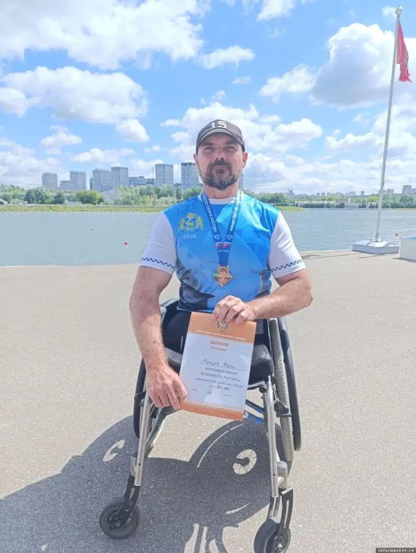Пскович взял бронзу чемпионата России по гребле среди лиц с ПОДА
