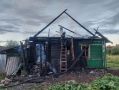 В Опочецком районе горел жилой дом