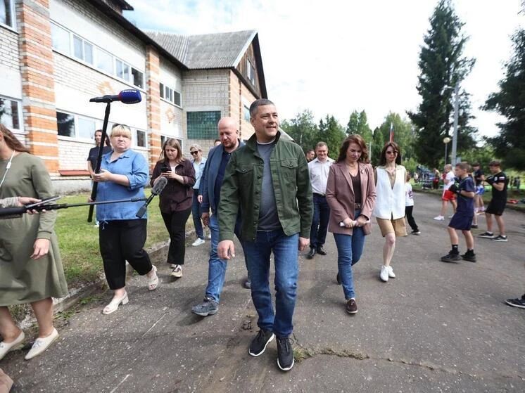 Губернатор Михаил Ведерников посетил детский оздоровительный лагерь «Нептун» после масштабной реконструкции