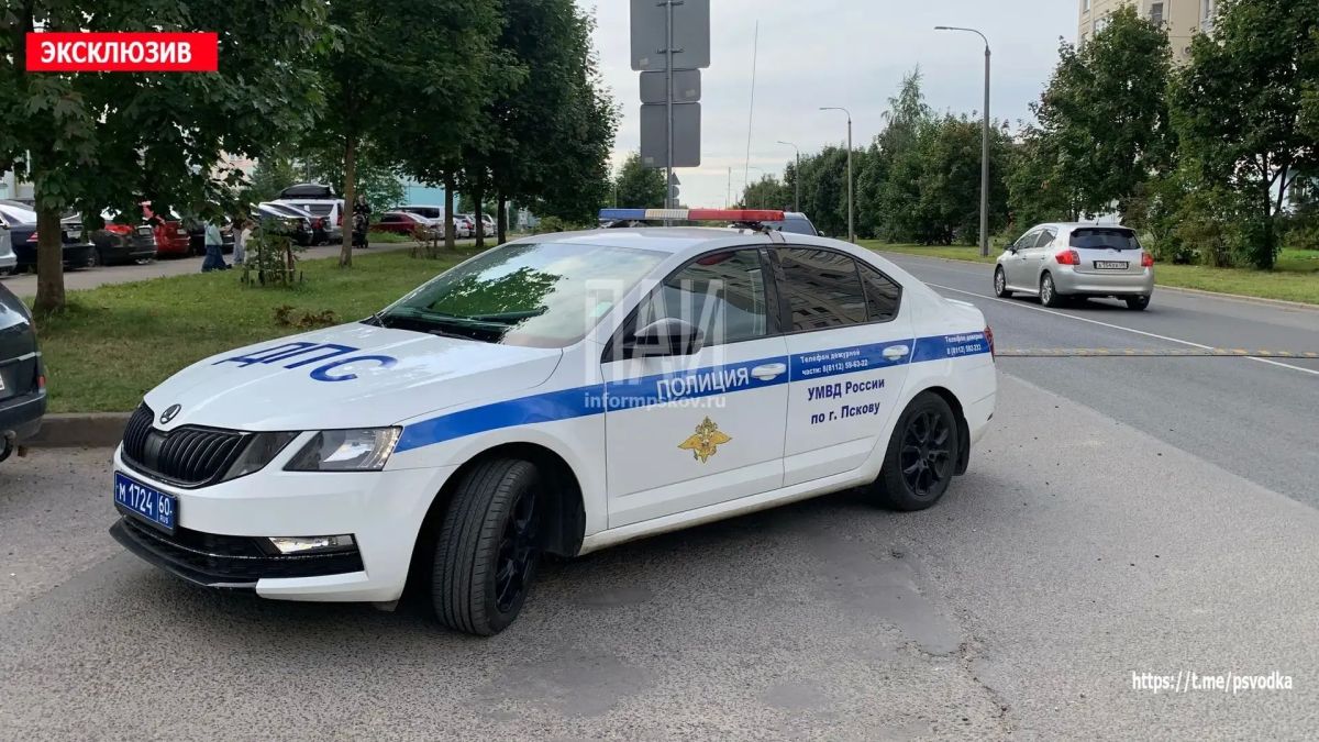 На пешеходном переходе в Пскове сбили девочку На пешеходном переходе в Пскове сбили девочку