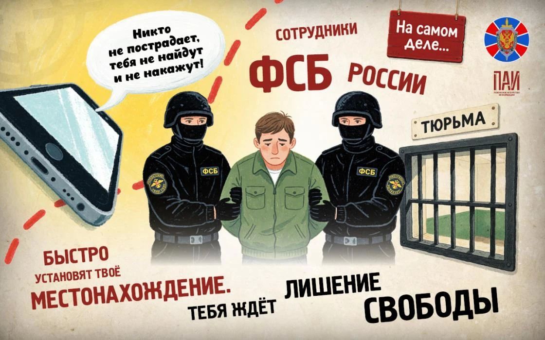 УФСБ России по Псковской области обращает внимание: злоумышленники маскируют намерения, используют манипуляции, лживые обещания и фальшивую заботу, желая скрыть истинную цель своих действий УФСБ России по Псковской области обращает внимание: злоумышленники маскируют намерения, используют манипуляции, лживые обещания и фальшивую заботу, желая скрыть истинную цель своих действий
