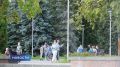 Городской оазис свежести. У Рижской гостиницы заработал фонтан