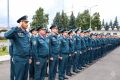 Торжественное построение, посвященное Дню Государственного флага Российской Федерации
