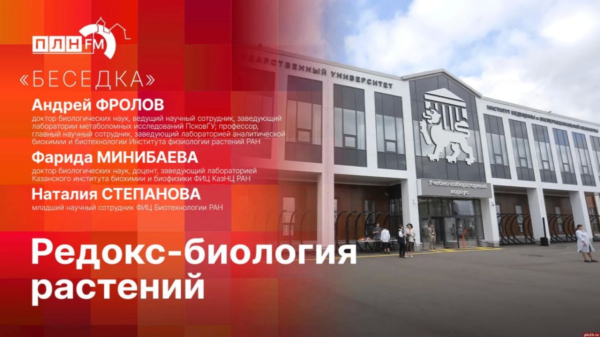 «Беседка»: Международный симпозиум «Редокс-биология растений» в ПсковГУ