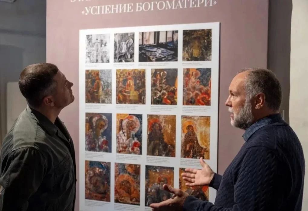Уникальная икона «Облачное Успение» вернулась в Псков после 50 лет реставрации Уникальная икона «Облачное Успение» вернулась в Псков после 50 лет реставрации