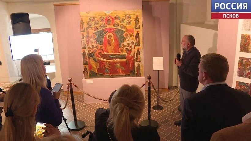 Шедевр псковской иконописи XVI века вернулся в музей после полувековой реставрации Шедевр псковской иконописи XVI века вернулся в музей после полувековой реставрации