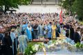 Накануне Успения: всенощное бдение в Псково-Печерском монастыре