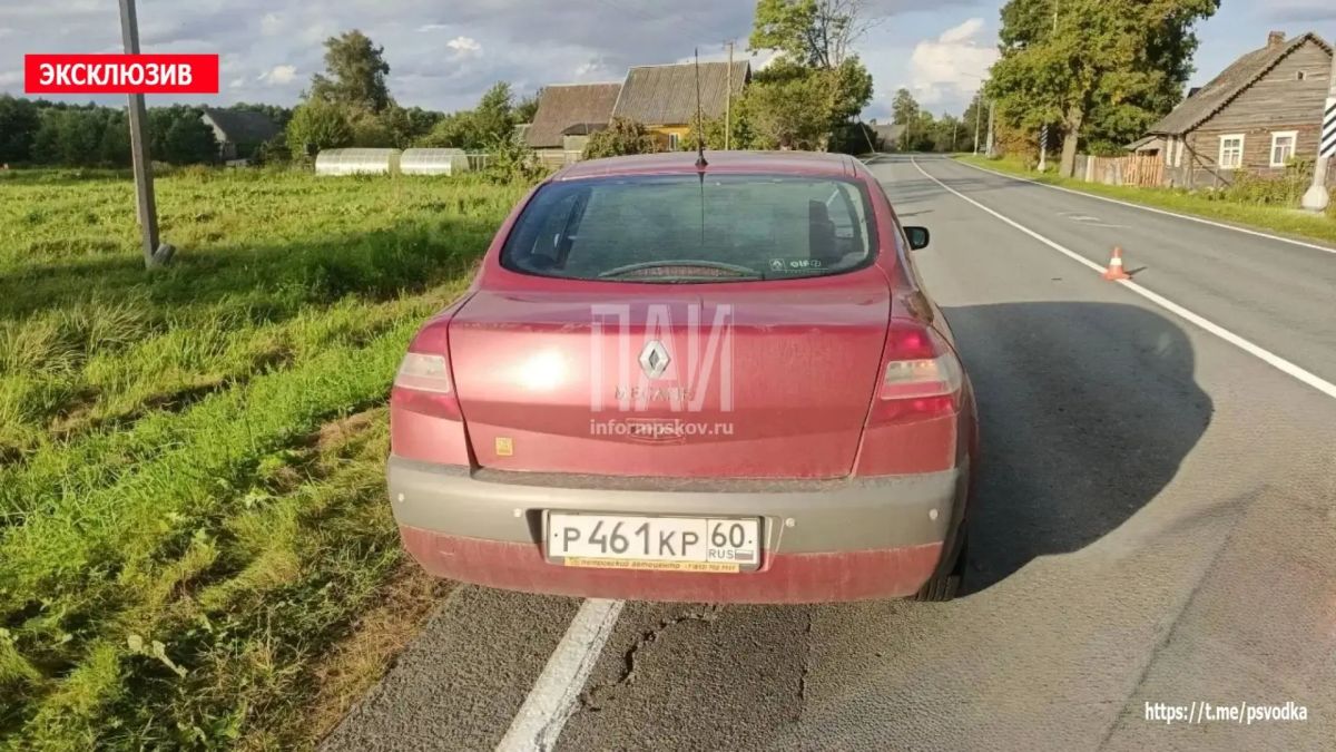 В деревне Луг Порховского района водитель автомобиля Renault Megane сбил 19-летнюю девушку, которая перебегала дорогу В деревне Луг Порховского района водитель автомобиля Renault Megane сбил 19-летнюю девушку, которая перебегала дорогу