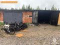 Короткое замыкание привело к пожару в гаражном кооперативе