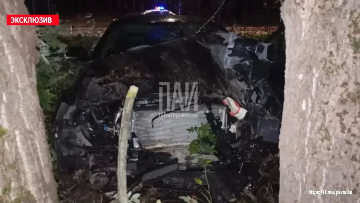 На 14м километре автодороги Псков – Гдов, у поворота на Жидилов Бор, произошло ДТП