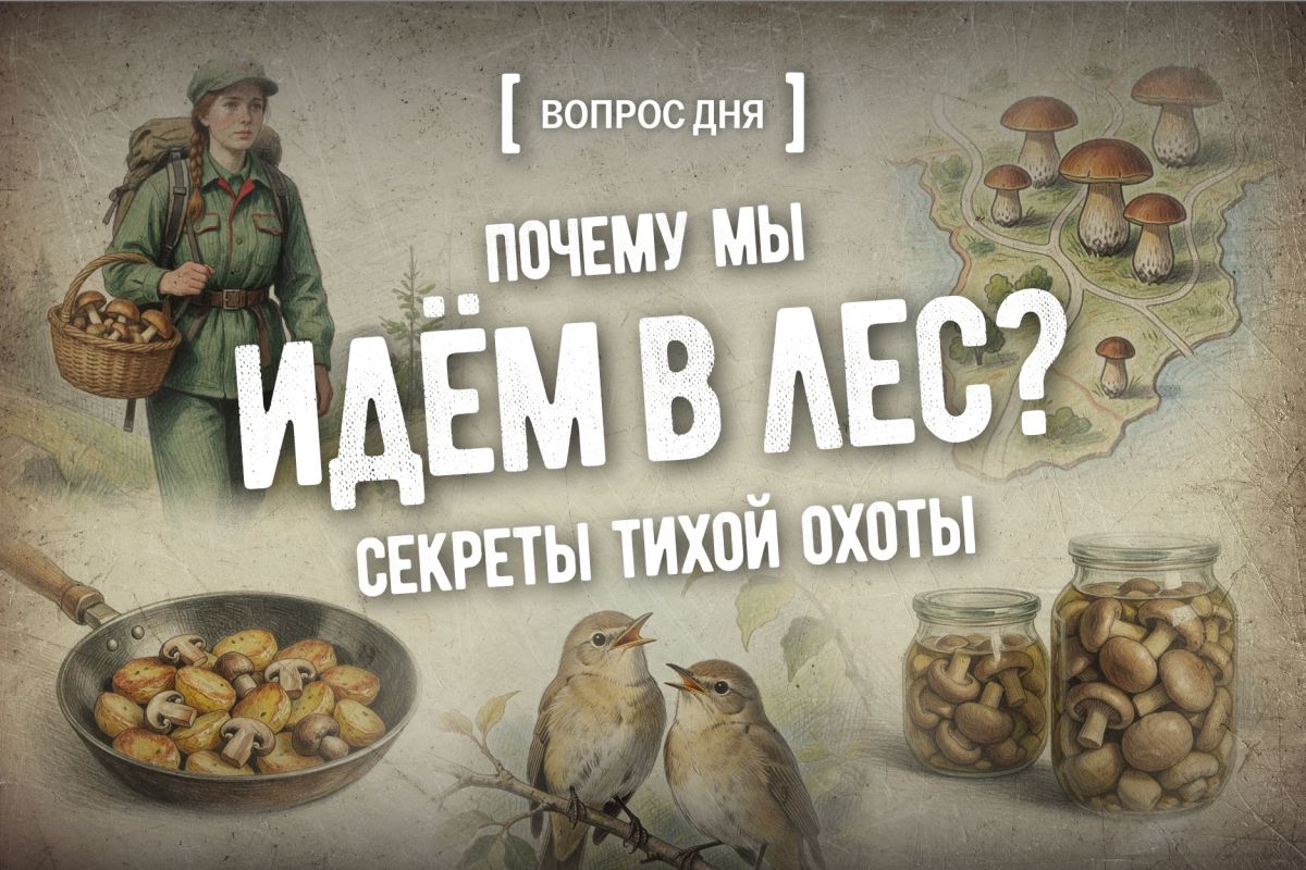 Вопрос дня: почему мы идём в лес? Секреты тихой охоты