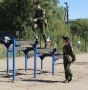 Военно-спортивная полоса препятствий появилась в первой школе Порхова