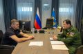 Губернатор Псковской области встречу с заместителем командующего войсками Ленинградского военного округа, генераллейтенантом Рустамом Миннекаевым