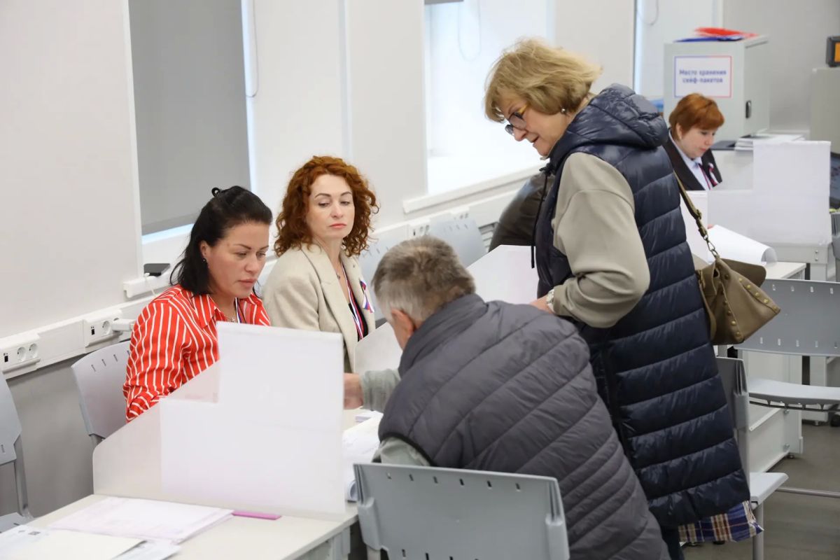 Старт голосования в городе Пскове Старт голосования в городе Пскове