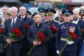 У нового мемориального комплекса защитникам Отечества на кладбище «Белый Мох» состоялось торжественно-памятное мероприятие