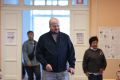 Кто рано встает.... Глава Пскова Борис Елкин и спикер Заксобрания Александр Котов проголосовали на выборах Госдумы и регионального парламента