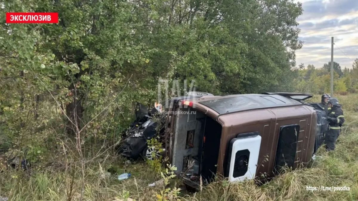 Тройное ДТП с пострадавшим произошло у деревни Логозовичи в Псковском районе