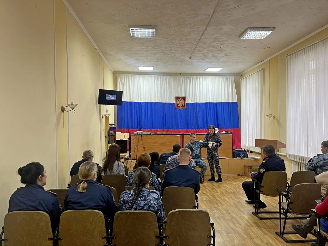В ИЦ-1 проведено занятие по оказанию первой медицинской помощи