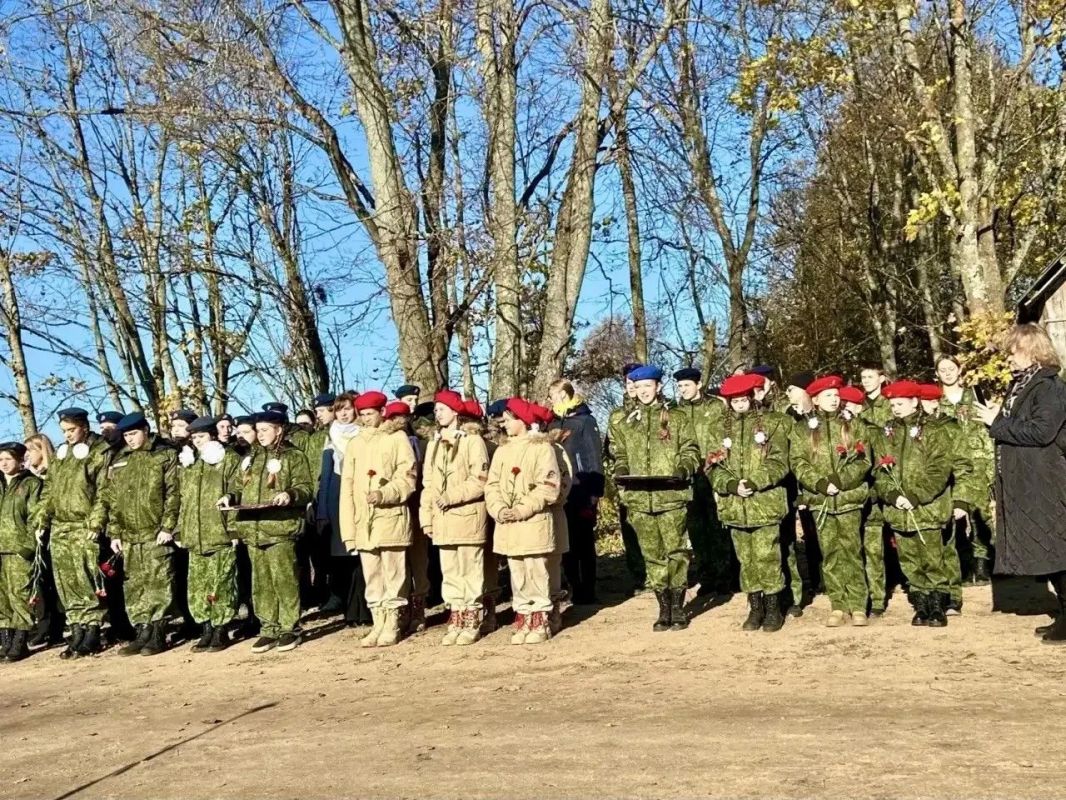 В Псковском районе почтили память жителей сожжённых деревень