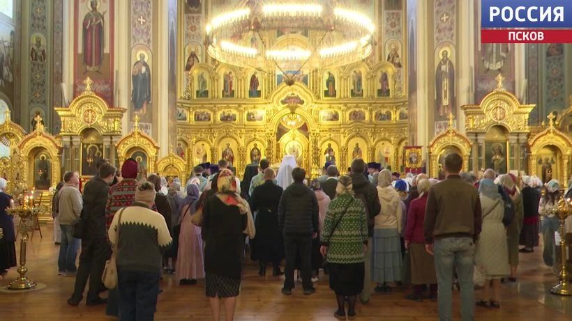Чудотворная икона "Умиление" из Псково-Печерского монастыря прибыла на Кубань